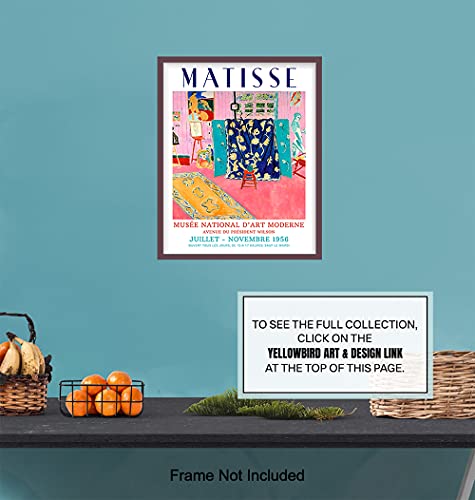 Estetik Matisse Duvar Sanatı ve Dekoru-Orta Yüzyıl Modern Minimalist Poster Baskı-Galeri Duvar Sanatı-Kadınlar için