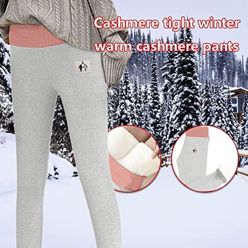 Oplxuo kadın Polar Astarlı Tulum Tayt Moda Yüksek Belli Karın Kontrol Kış Termal Yoga Pantolon Zayıflama Tayt
