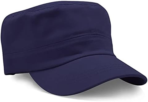 Erkekler için StashCart Ordu Şapka – Ayarlanabilir Askeri Şapka, Camo Harbiyeli Kap, Pamuk Castro Şapka