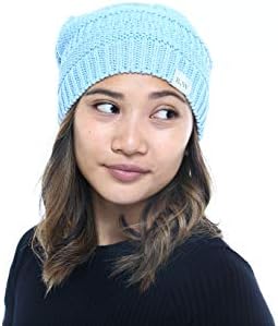 Kadınlar için güzel Sıcak kadın Kış Şapka / hımbıl Bere Saten Astarlı Şapka