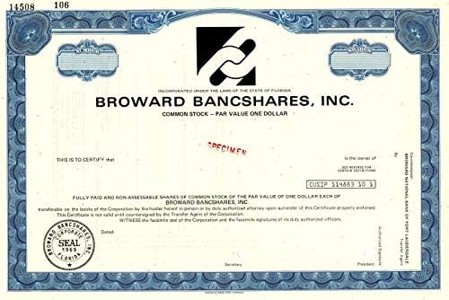 Broward Bancshares, Inc.