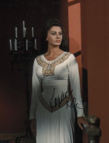 Sophia Loren İmzalı 11X14 Fotoğraf