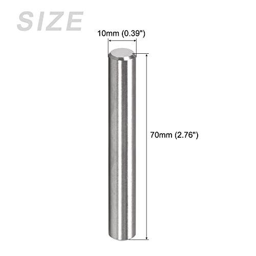 METALLİXİTY kavela (10x70mm) 3 Adet, 304 Paslanmaz Çelik Raf Destek Mandal Pin Raptiye Elemanları - Metal Cihazlar