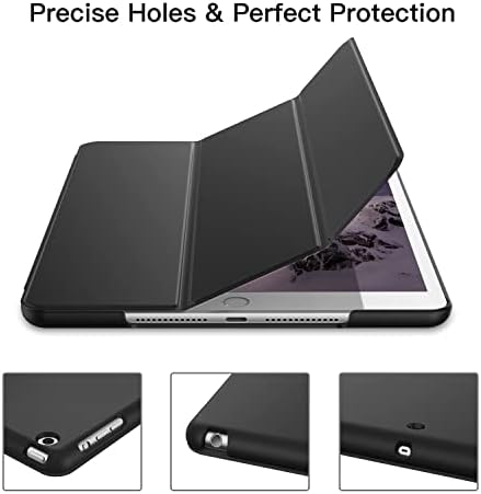 JETech iPad kılıfı Hava 1 9.7 İnç (2013 Modeli, 1. Nesil), koruyucu Sert Arka Kabuk Yumuşak Dokunmatik Tablet Standı