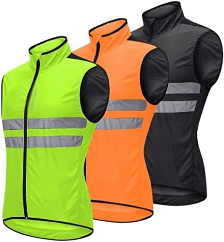 Saftey yelek Spor Yansıtıcı Takım Polyester Güvenlik Yansıtıcı Yelek erkek ve kadın Bisiklet Yelek Rüzgar Geçirmez