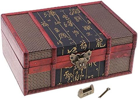 MMLLZEL Çin Retro Vintage Stil Ahşap Mücevher Kutusu saklama kutusu Bilezik Küpe Kolye Saklama Kabı