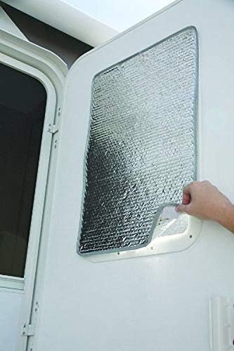 RV Kapı pencere Gölgeliği-Çift taraflı 16 x 25 - çekme karavan Yansıtıcı RV pencere gölgeliği Sıcaklığı Düzenler-RV