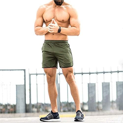 EVERWORTH erkek Spor Salonu Egzersiz Boks Şort Koşu kısa pantolon Gömme Eğitim Vücut Geliştirme Jogger Kısa