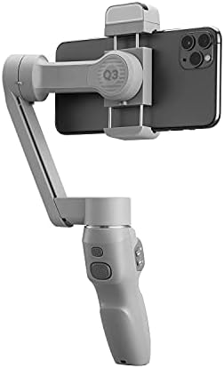 Zhiyun pürüzsüz Q3, 3-eksen Gimbal sabitleyici için Smartphone katlanabilir telefon Gimbal ile ışık otomatik başlangıç