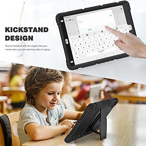 Tablet PC Kılıfı Çocuk Kılıfı iPad Pro 10.5/Air 10.5 ile Uyumlu, Üç Katmanlı PC + TPU Hibrit Ağır Hizmet Tipi Darbeye