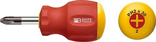 PB İsviçre Araçları SwissGrip Güdük Tornavida Phillips vidalar boyutu 2