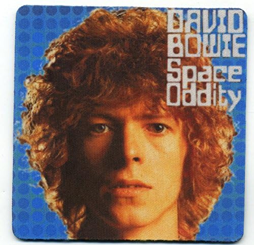 David Bowie Space Oddity-4'lü Bardak Altlığı Seti-Albüm Kapağı Resmi