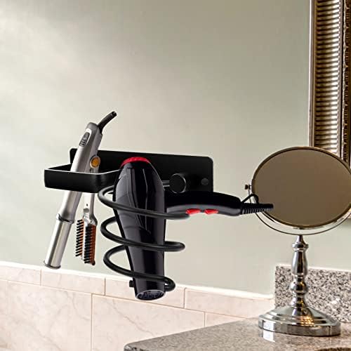 Fön makinesi Askı Saç alet düzenleyici Duvara Monte Banyo Saç Kurutma Makinesi Duvar Tutucu saç kurutma makinesi Raf