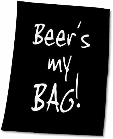 3dRose Birası benim Çantam. Bira meraklısına içecek uzmanı hediyesi-Havlu (twl-232132-3)