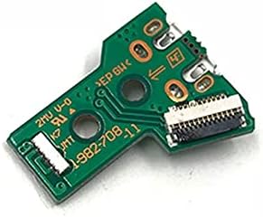Yedek USB şarj portu Soket Kurulu 12 pin şerit kablo Kablosu PS4 Denetleyici Tamir Aksesuarları (5 Takım)