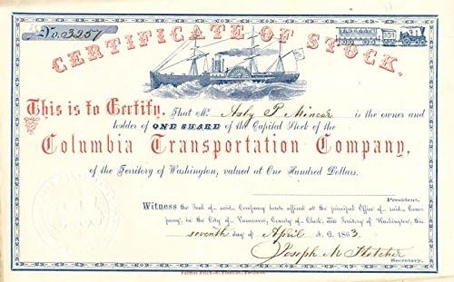 Columbia Taşımacılık A. Ş. - Nakliye Stok Belgesi-Washington Bölgesi