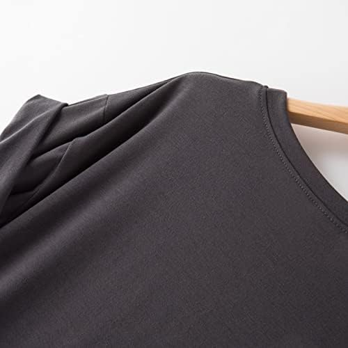 Tişörtü Degrade Klasik Uzun Kollu Nefes Yaz T Shirt Kadın V Boyun Gevşek Fit Moda Rahat