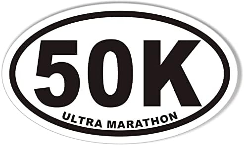 50K Ultra Maraton Oval Çıkartma