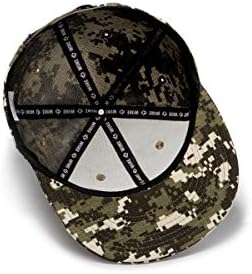 GOLDY & WENDY Unisex Snapback Şapka Ayarlanabilir ABD Ordusu Kamuflaj Düz Ağız Beyzbol Şapkası