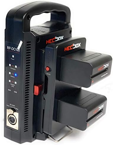 HEDBOX HBP-NPF / NPF770 V Montajlı Pil Dönüştürücü Plakası, 2X RP-NPF770 Sony Tarzı Pil 14.4 V / 8800mAh