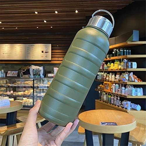 LUKEO Paslanmaz çelik kupa Taşınabilir Spor Şişe termos Termal Su Şişesi Bardak Bardak Termos Drinkware
