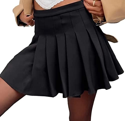 Pilili Mini Etek Yüksek Belli Tenis Etekler Skorts Kadınlar Kızlar için okul üniforması Elbise Tezahürat Etek Şort,2T-4XL