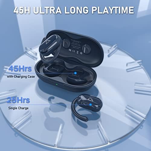 Lavales Açık Kulak kablosuz Kulaklıklar Bluetooth 5.2 Kulaklık Spor Hava İletimli Kulaklıklar, Mikrofonlu Çift 16.5