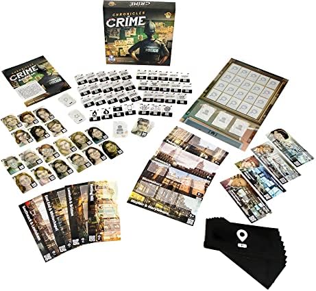 Suç Chronicles Masa Oyunu / Cinayet Gizemi Oyunu | Ceza Soruşturma Oyunu / Çocuklar ve Yetişkinler için Kooperatif