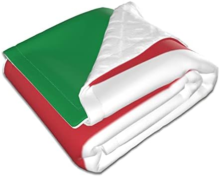 Italyan Bayrağı Bebek Battaniyesi Yenidoğan Toddlers Battaniye Alma Yumuşak Kundaklama Battaniye 30x40 İnç