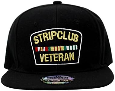 KISIK.KAPAKLAR Striptiz Kulübü Veteran Düz Vizör yuvarlak şapka beyzbol şapkası Snapback Kapatma PS101