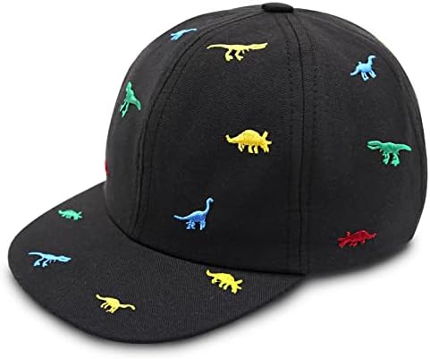 POXİMİ Bebek Erkek beyzbol şapkası Toddler Güneş Kapaklar Düz Ağız Çocuk şoför şapkası Dinozor Kız Yaz Pamuk Şapkalar
