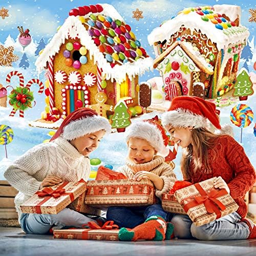 Noel Duvar Süslemeleri Zencefilli Kurabiye Fotoğraf Arka Planında Büyük Kumaş Tatlı Tatil Sahne Afiş Kış Noel Partisi