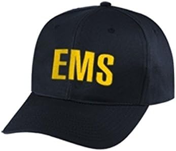 EMS-Acil Sağlık Hizmeti-Kap / Şapka Yaması-Altın / Siyah, Ayarlanabilir-Paramedik, EMT, EMS Hemşire, Ambulans, ilk