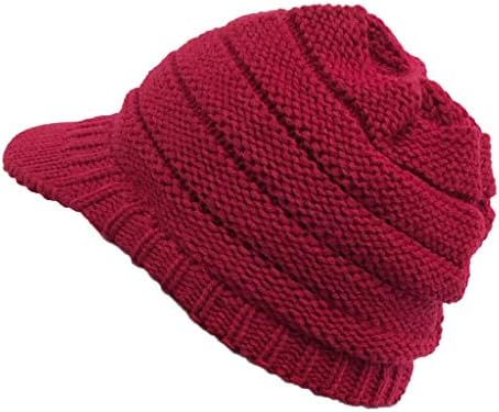 Kış Bere örgü şapkalar Kadınlar için Kış Sıcak Örgü Şapka hımbıl bere Kap Streç Sıcak Kafatası Kayak Kap Kasketleri