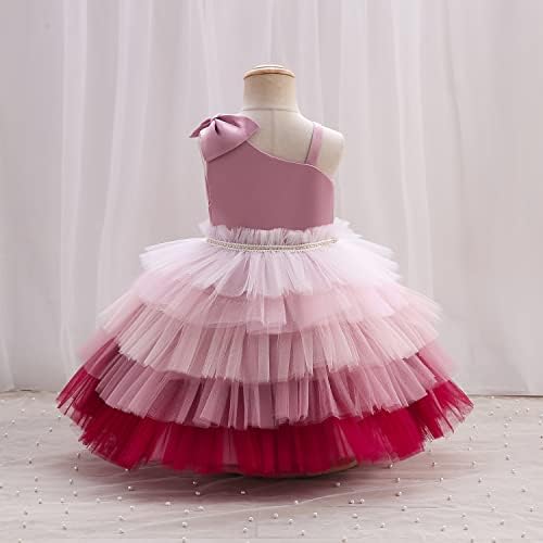 FAYICO Çiçek Bebek Kız Elbise Toddler Parti dantel Tül Tutu Prenses Pageant Nedime Paskalya Noel Şükran (3-9Y)