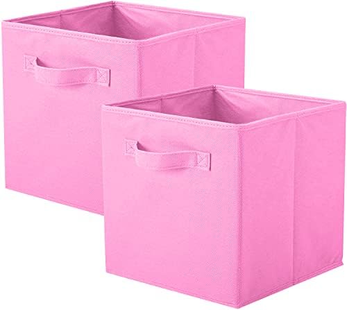 ShellKingdom eşya kutuları, Katlanabilir Kumaş Depolama Küpleri ve kıyafet depolama Organizatör Çekmece Dolap ve Oyuncak