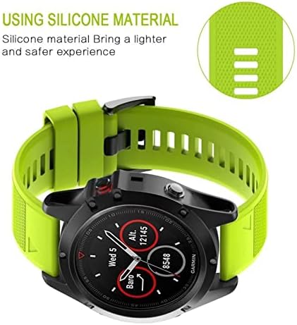 SKM 26 22MM Watchband Sapanlar Garmin Fenix 5 5X Artı 3 3 SAAT 6X6 6S S60 MK1 İzle Hızlı Bırakma Silikon Kolaylık