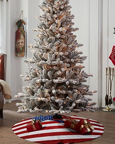 48 İnç Noel Ağacı Etek, bağımsızlık Günü Ağacı Etek Noel Tatili için Merry Christmas Parti Süslemeleri Noel Ağacı