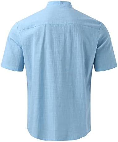 UANGKOU erkek Golf Gömlek Kısa Kollu Rahat Yaz Açık Spor Tenis T-Shirt Erkekler için Slim Fit Plaj Topss