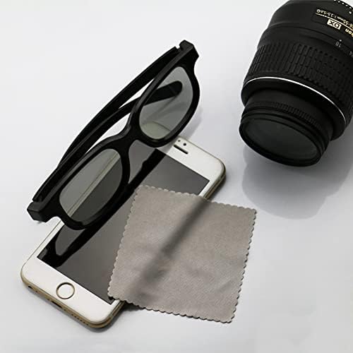 Gözlük Bezi,mikrofiber basit ekran temiz bez, 12 paket Lens silme bezleri Gözlük ve cam, kamera Lensi, cep telefonları,