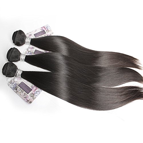 Bella Saç Karışık Uzunluk 14,16,18 Bakire Perulu İpeksi Düz 3 Demetleri 300g Toplam insan saçı örgüsü Uzantıları