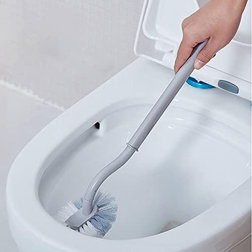 GUOJM Tuvalet Fırçası Tuvalet Fırçası Tutucu Ev Duvara Monte Klozet Fırçası Banyo Uzun Saplı Temizleme Fırçası 360°