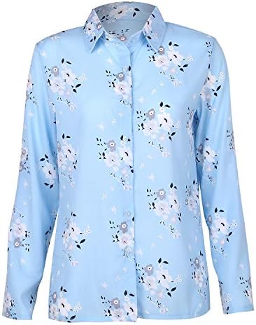 Andongnywell kadın Rahat Çiçek Baskı V Boyun Üstleri kısa kollu tişört Baskılı Bluzlar Tunikler Gömlek