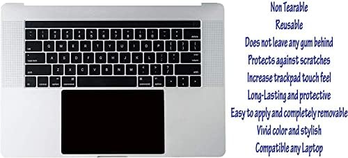 (2 Adet) Ecomaholics Premium Trackpad Koruyucu Dell XPS 9520 için 15.6 inç Dizüstü Bilgisayar, siyah dokunmatik yüzey