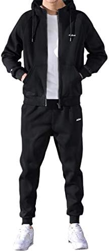 Modern Fantezi erkek Rahat Giyim Eşofman Ceketler / Kapüşonlu ve pantolon seti Koşu eşofman