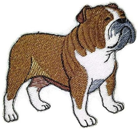 İnanılmaz Özel Köpek Portreleri [Bulldog ] Nakış Demir On / Dikmek Yama [4.5x 4] [abd'de yapılan]