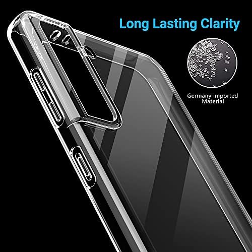 samsung Galaxy S21 Temizle Telefon kılıfı, [İnce İnce] Galaxy S21 5G Durumda, Darbeye Dayanıklı Yumuşak Esnek TPU