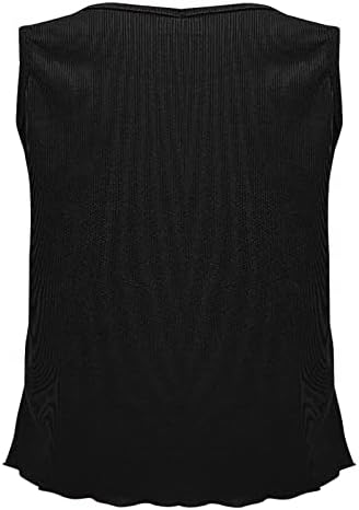 Kolsuz Derin V Kare Boyun Nervürlü Tığ Cami Kaşkorse Tankı Çizgili Bluz Yelek Gömlek Kadın Parça Yoga Tee GC