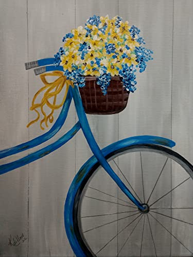 Bisiklet ve bir Sepet Çiçek