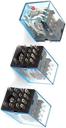 Aexıt MY4N-J AC Röleleri 220/240V Bobin 14 Pin Elektromanyetik güç rölesi 3 Katı Hal Röleleri Adet Mavi